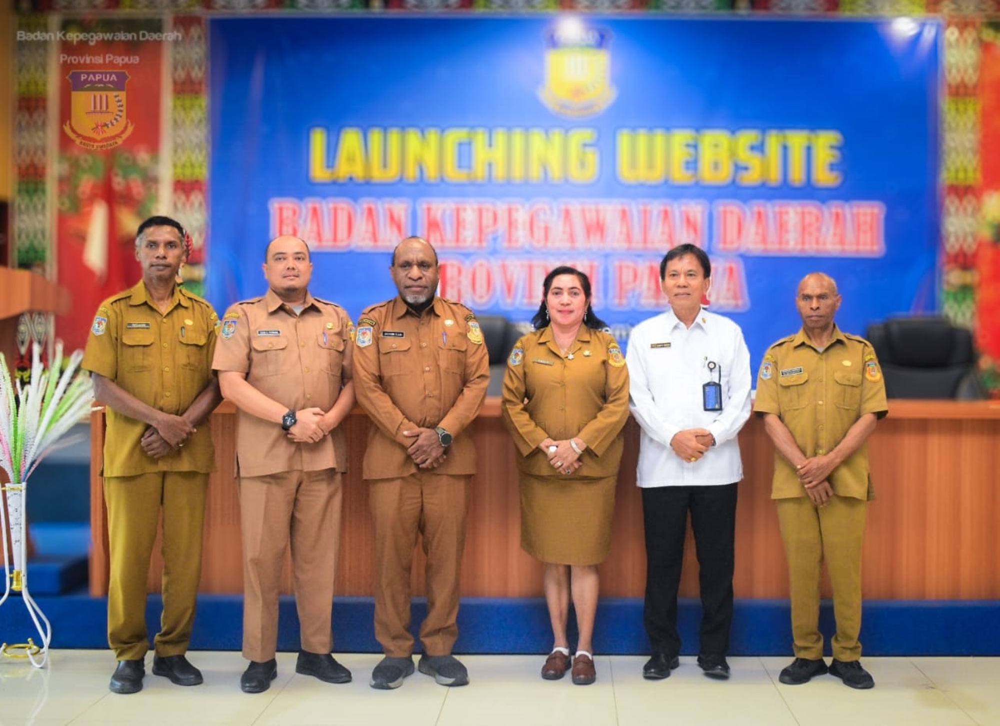 Launching Website Badan Kepegawaian Daerah Provinsi Papua