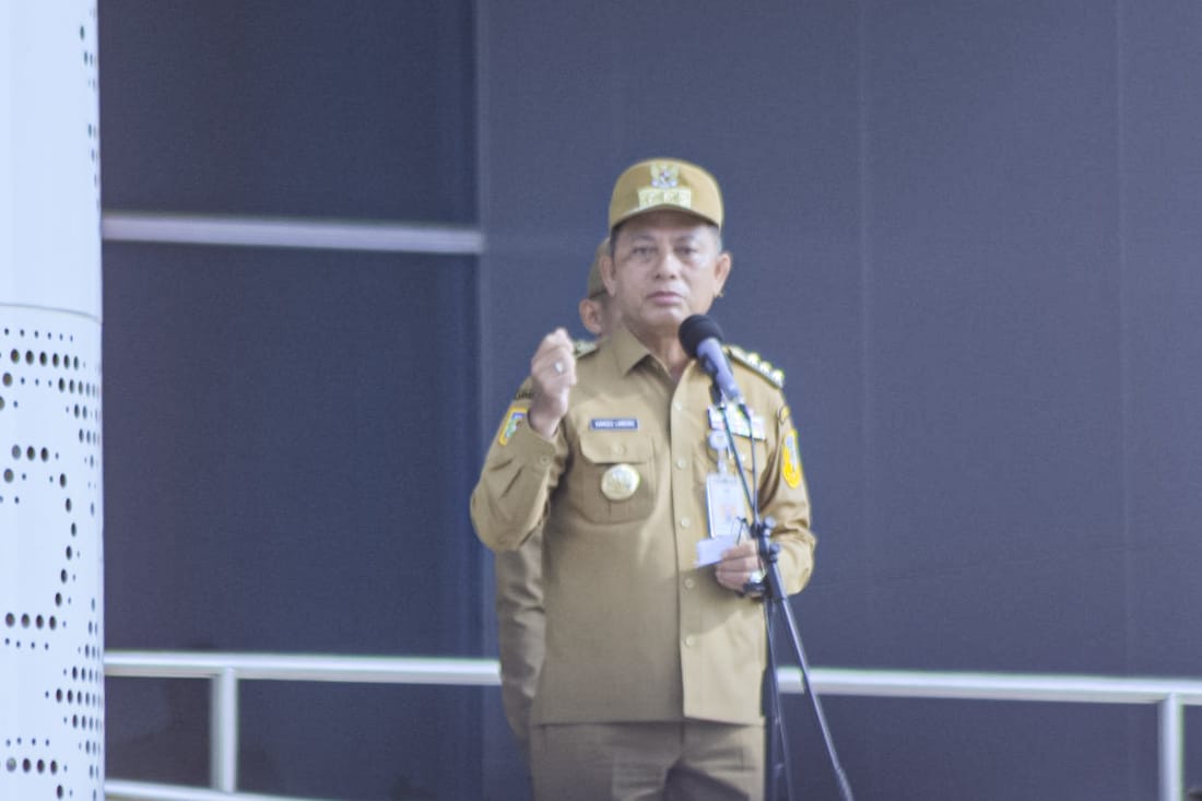 Apel Gabungan ASN Pemprov Papua Dipimpin Langsung oleh Pj Gubernur Provinsi Papua Mayjen TNI (Purn) Ramses Limbong, S.IP., M.Si.